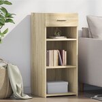 vidaXL Buffet chêne sonoma 40x42 5x93 cm bois d'ingénierie