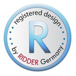 RIDDER Barre d'appui angulaire à ventouse Premium Blanc