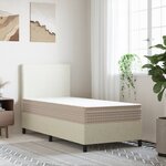vidaXL Matelas à ressorts ensachés moyen plus 90x200 cm