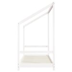 vidaXL Cadre de lit pour enfants blanc 80x200 cm bois de pin massif