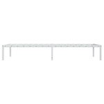 vidaXL Cadre de lit métal blanc 90x190 cm