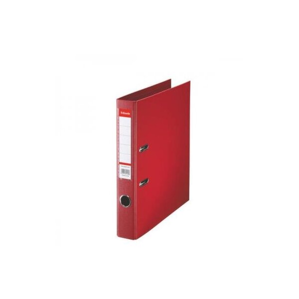 Classeur à levier plastique Standard A4 Dos 50 mm Rouge ESSELTE