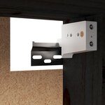 vidaXL Armoires murales Noir 80x30x35 cm Bois de pin massif