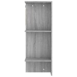 vidaXL Armoires de couloir 2 Pièces sonoma gris Bois d'ingénierie