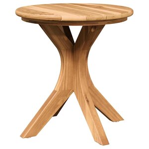 vidaXL Table d'appoint Marron 40 x 40 x 41 cm Bois de teck solide