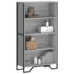 vidaXL Bibliothèque sonoma gris 80x31x137 5 cm bois d'ingénierie