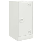vidaXL Buffet blanc 34 5x39x73 cm acier