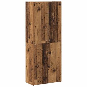 vidaXL Cabinet de Bureau avec étagère Bois ancien 70 x 32 x 77.5 cm