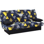 Clic clac 3 places -Canyon Bleu - Couchage 125 x 190 cm - 190 x 92 x 96 cm