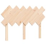vidaXL Cadre de lit sans matelas 120x200 cm bois massif