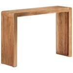 vidaXL Table console 110x30x76 cm bois massif d'acacia