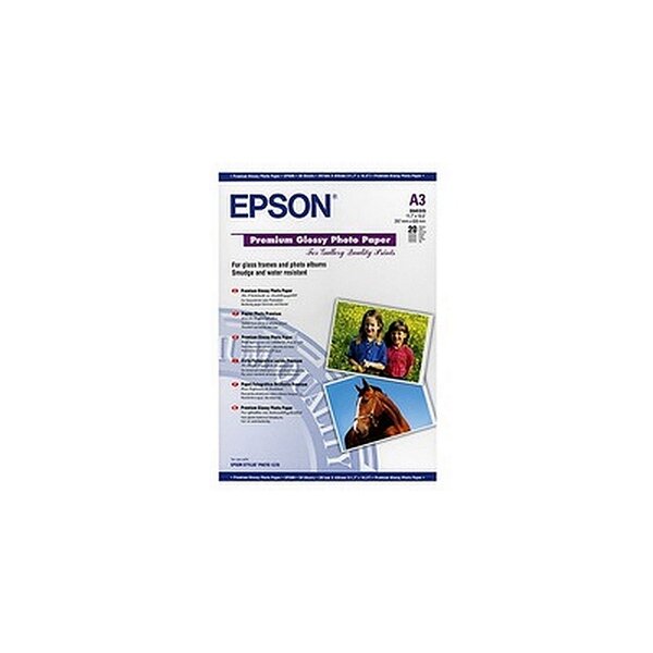 Epson S041315 Papier photo glacé Premium A3 255g  20 feuilles