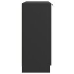 vidaXL Buffet noir 60x30x70 cm bois d'ingénierie