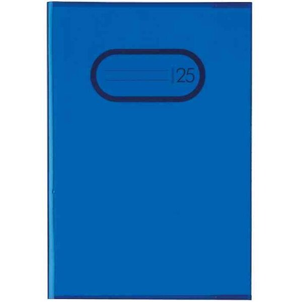 protège-cahiers format A5 en PP Bleu transparent HERMA