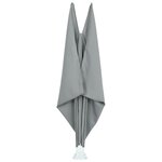 vidaXL Auvent latéral pliable de terrasse Gris 300 x 200 cm