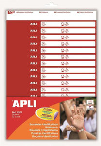 Bracelets d´Identification 21x1 5cm 32 pièces