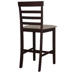 vidaXL Tabourets de bar lot de 2 Marron Tissu