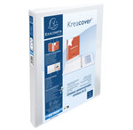 Classeur Pp Personnalisable Kreacover - 4 Anneaux En D 15mm - A4 Maxi - Blanc - X 10 - Exacompta