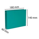 Classeur Rembordé Polypropylène Pour Fiches Bristol 100x150 2 Anneaux 25mm - Couleurs Assorties - X 10 - Exacompta