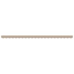 vidaXL valance de store pour cadre de 5 m Beige 4.8x0.2 m