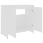 vidaXL Armoire de salle de bain Blanc 60x33x61 cm Bois d'ingénierie