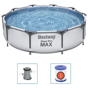 Bestway Ensemble de piscine Steel Pro MAX 305x76 cm