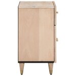 vidaXL Table de chevet 50x33x60 cm bois de manguier massif