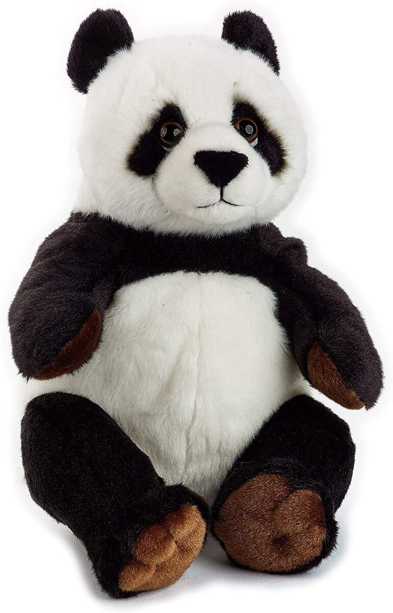 Peluche Panda De 15 Cm Noir Blanc - La Poste