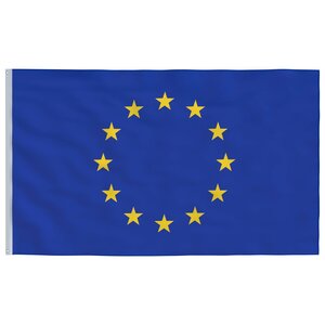 vidaXL Drapeau Union Européenne 90x150 cm