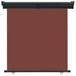 vidaXL Auvent latéral de balcon 175x250 cm Marron