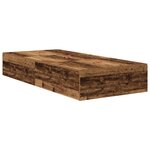 Lit de rangement vidaXL en bois ancien 90x200 cm