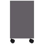 vidaXL Table d'appoint Gris 70x35x55 cm Bois d'ingénierie