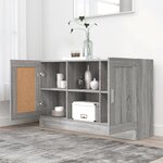 vidaXL Buffet Sonoma gris 120x30 5x70 cm Bois d'ingénierie