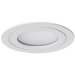 Kit spot LED encastré 3X5 6W acier brossé