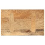 vidaXL Dessus de table 40x20x2 5 cm rectangulaire bois massif manguier