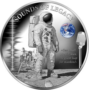 Monnaie SOUNDS OF LEGACY 1 Oz Argent 10$ Liberia 2026