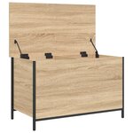 vidaXL Banc de rangement chêne sonoma 80x42 5x50 cm bois d'ingénierie