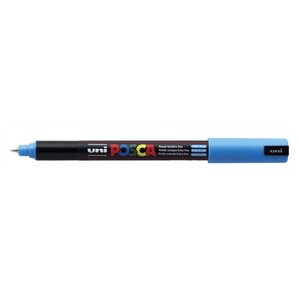 Marqueur pointe calibrée extra-fine posca pc1mr 0 7mm bleu clair x 6 posca