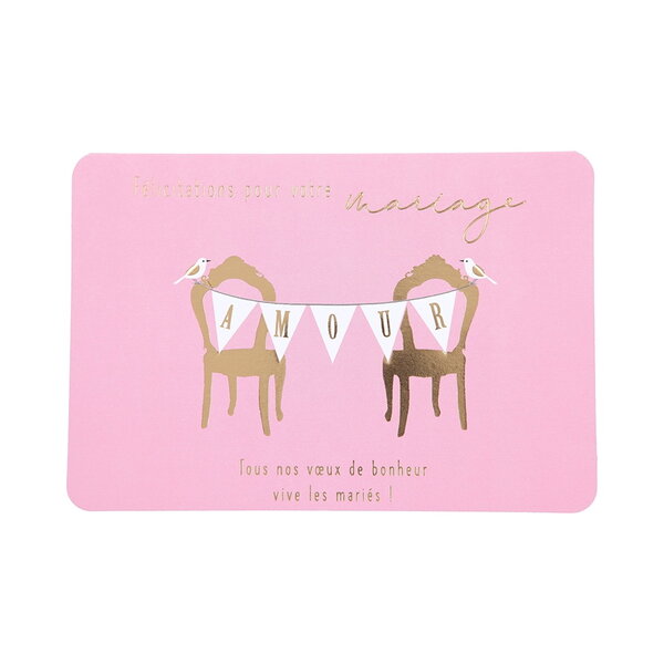 Carte de voeux - mariage - félicitations pour votre mariage