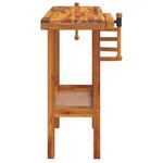 vidaXL Établi avec étaux 92x48x83 cm Bois massif d'acacia