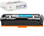 1 toner compatible hp 203x cf541x cyan