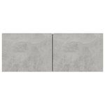 vidaXL Meubles TV 3 Pièces Gris béton Bois d'ingénierie