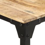 vidaXL Table de salle à manger 200x100x76 cm Bois de manguier solide