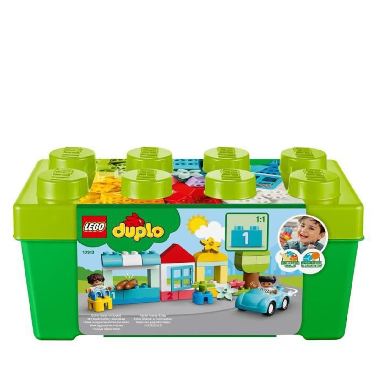 LEGO® 10913 DUPLO Classic La Boîte De Briques Jeu De Construction Avec  Rangement, Jouet éducatif pour Bébé de 1 an et plus - Cdiscount Jeux -  Jouets