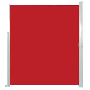 vidaXL Auvent latéral rétractable de patio 170x300 cm Rouge
