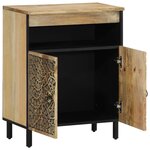vidaXL Armoire latérale 60x33x75 cm bois massif de manguier