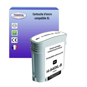 Cartouche compatible avec HP OfficeJet Pro 8500, 8500A, 8500A A909 remplace HP 940XL Noire - T3AZUR