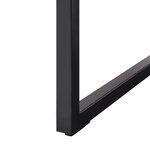 vidaXL Canapé d'angle Bleu Tissu