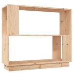 vidaXL Bibliothèque/Séparateur de pièce 80x25x70 cm Bois de pin solide
