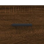 vidaXL Buffet haut chêne marron 69 5x31x115 cm bois d'ingénierie